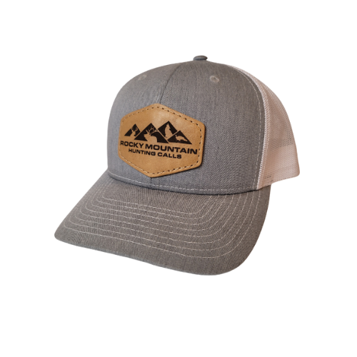 Heather Grey/White Leather Patch Hat Richardson 112 - Rocky Mountain ...